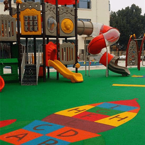 幼兒園戶(hù)外地板色彩搭配建議